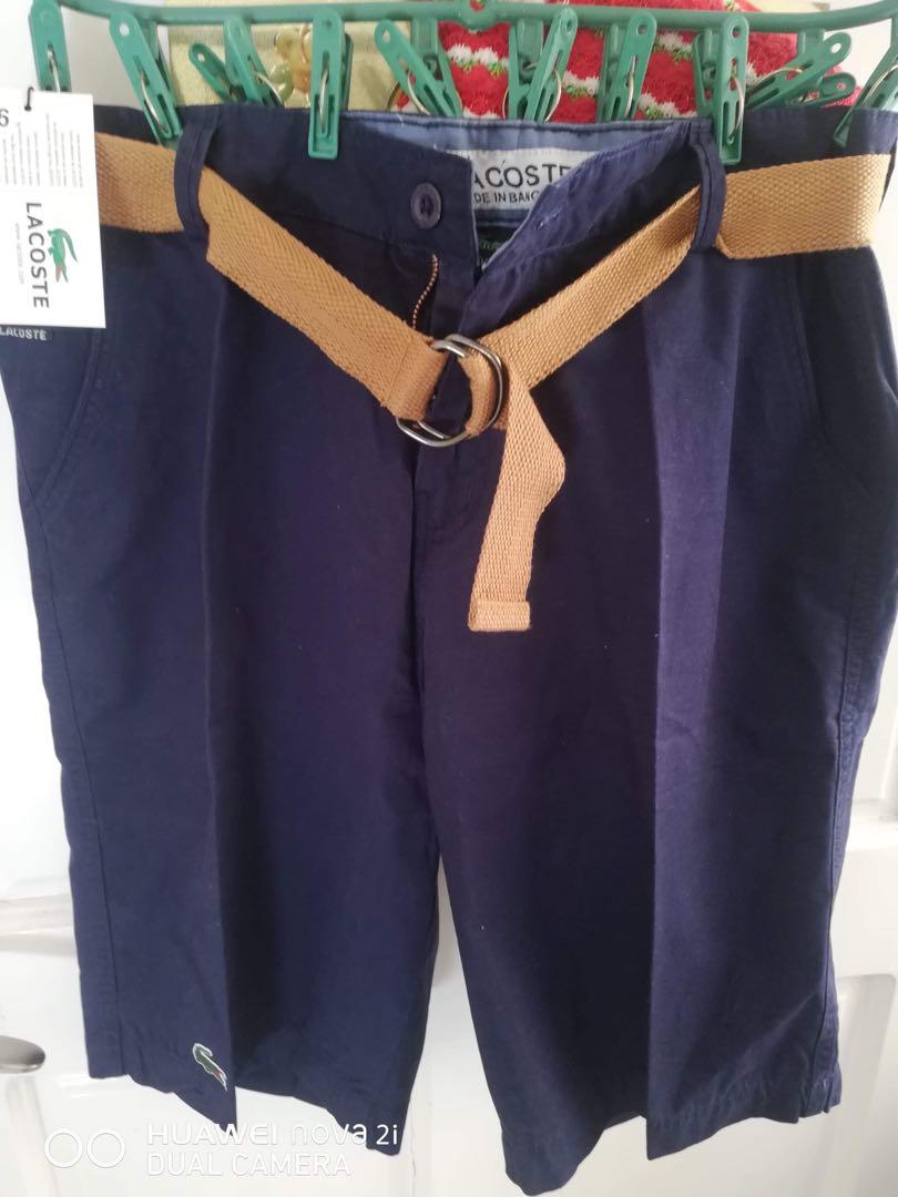 Lacoste™ Short Pants, Men's Fashion, Bottoms, Trousers on Carousell