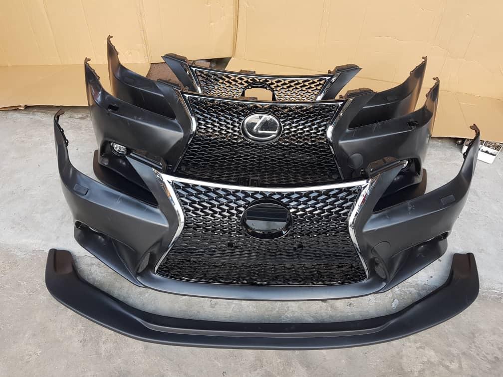 Lexus is250 F sport style front bumper set with front lip ...