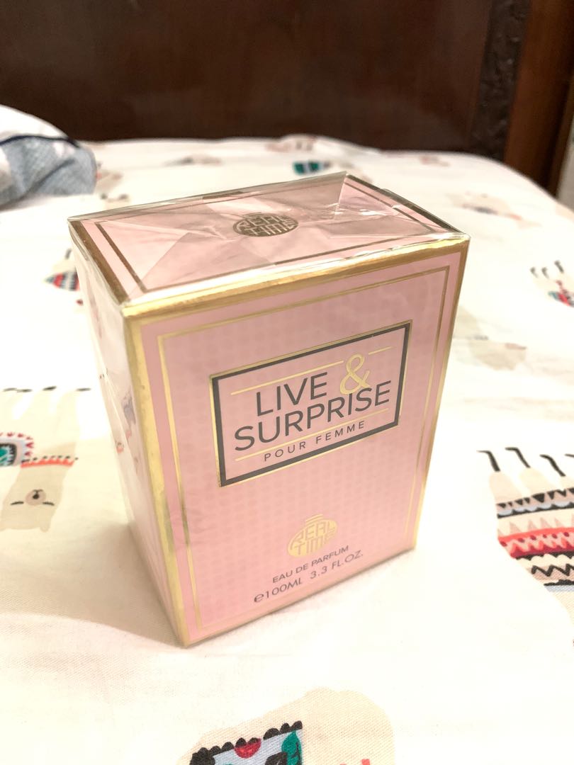 Live & sales surprise perfume