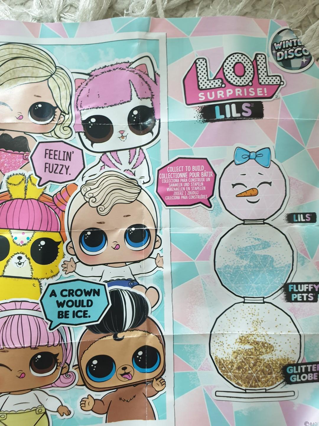 Lol Doll Lil Pins L O L Lils Winter Disco Surprise Toys Games Bricks Figurines On Carousell