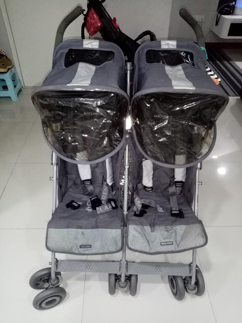 mclaren side by side stroller