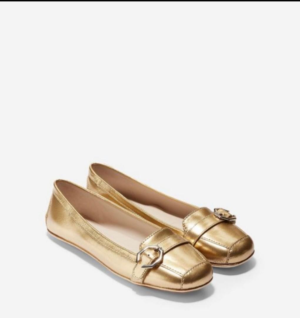 NEW Cole Haan Demi Driver II (Gold 