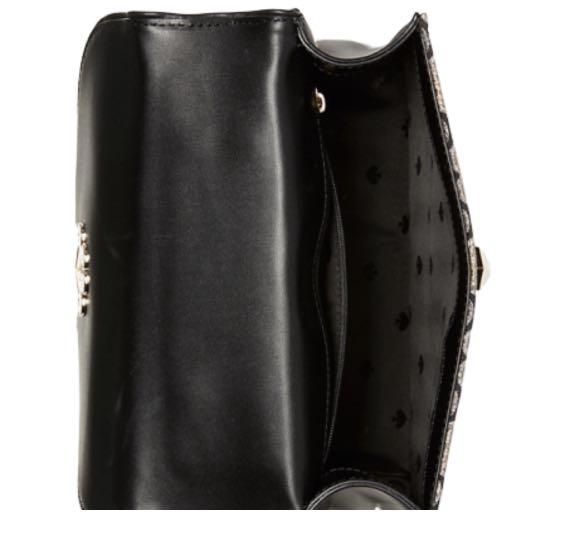 Kate Spade Odette Jacquard Small Top Handle Satchel In Black, Women's