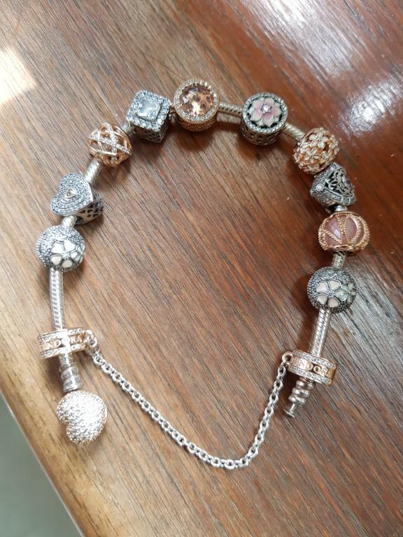 Tiffany pandora charm bracelet top