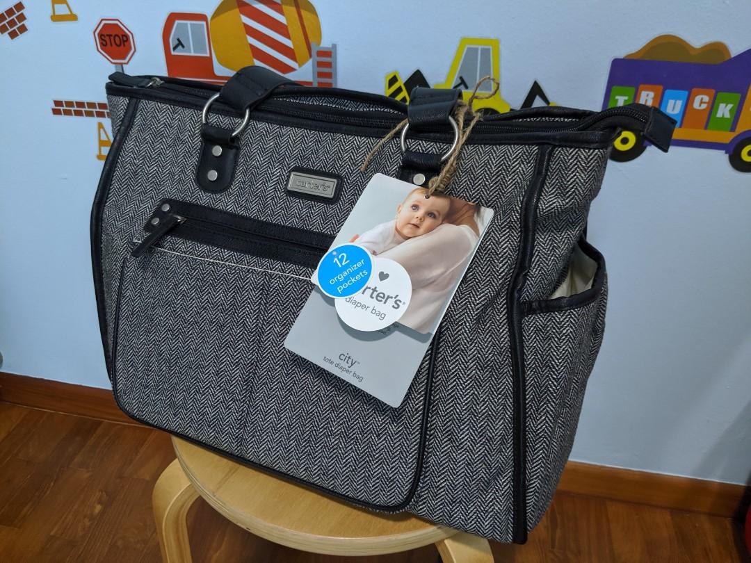 carter's city tote diaper bag