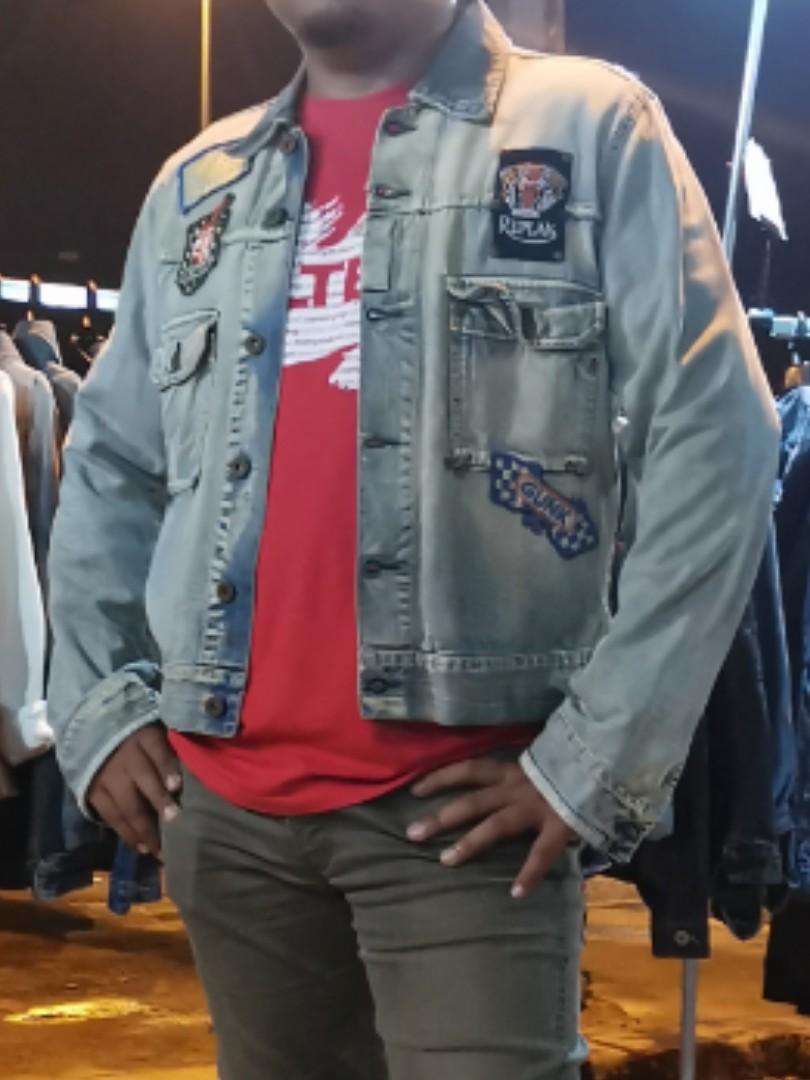 Replay denim jacket hotsell price