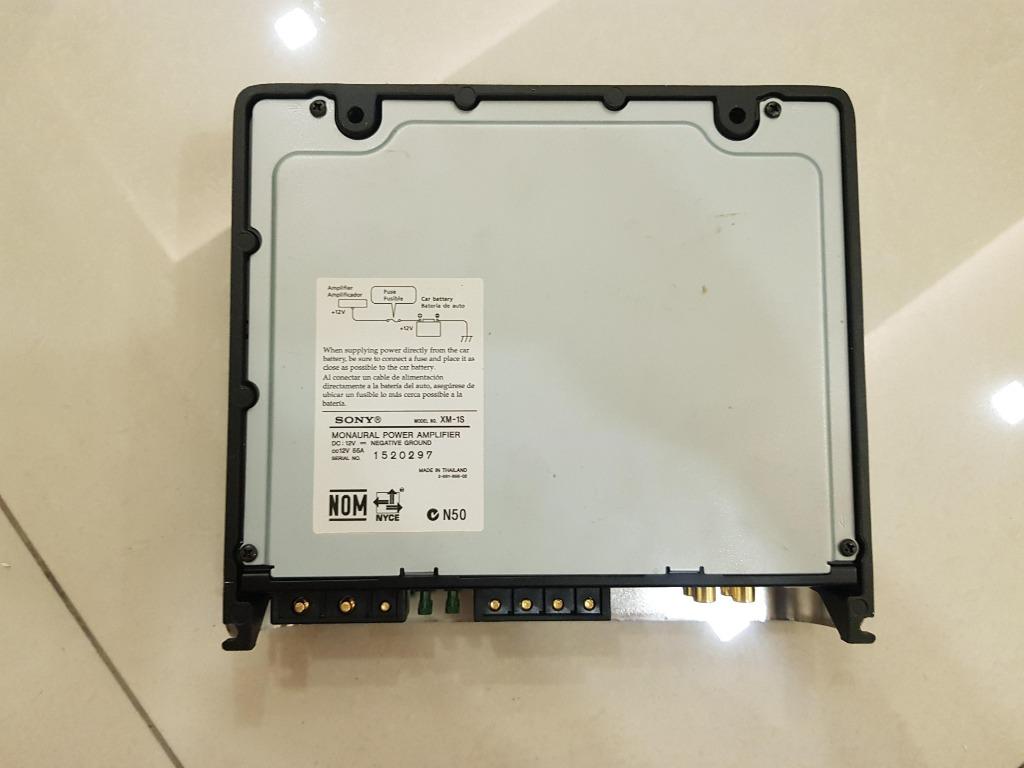 Sony Xplod 500W Monoblock Car Amplifier Class D Subwoofer Amp XM1S