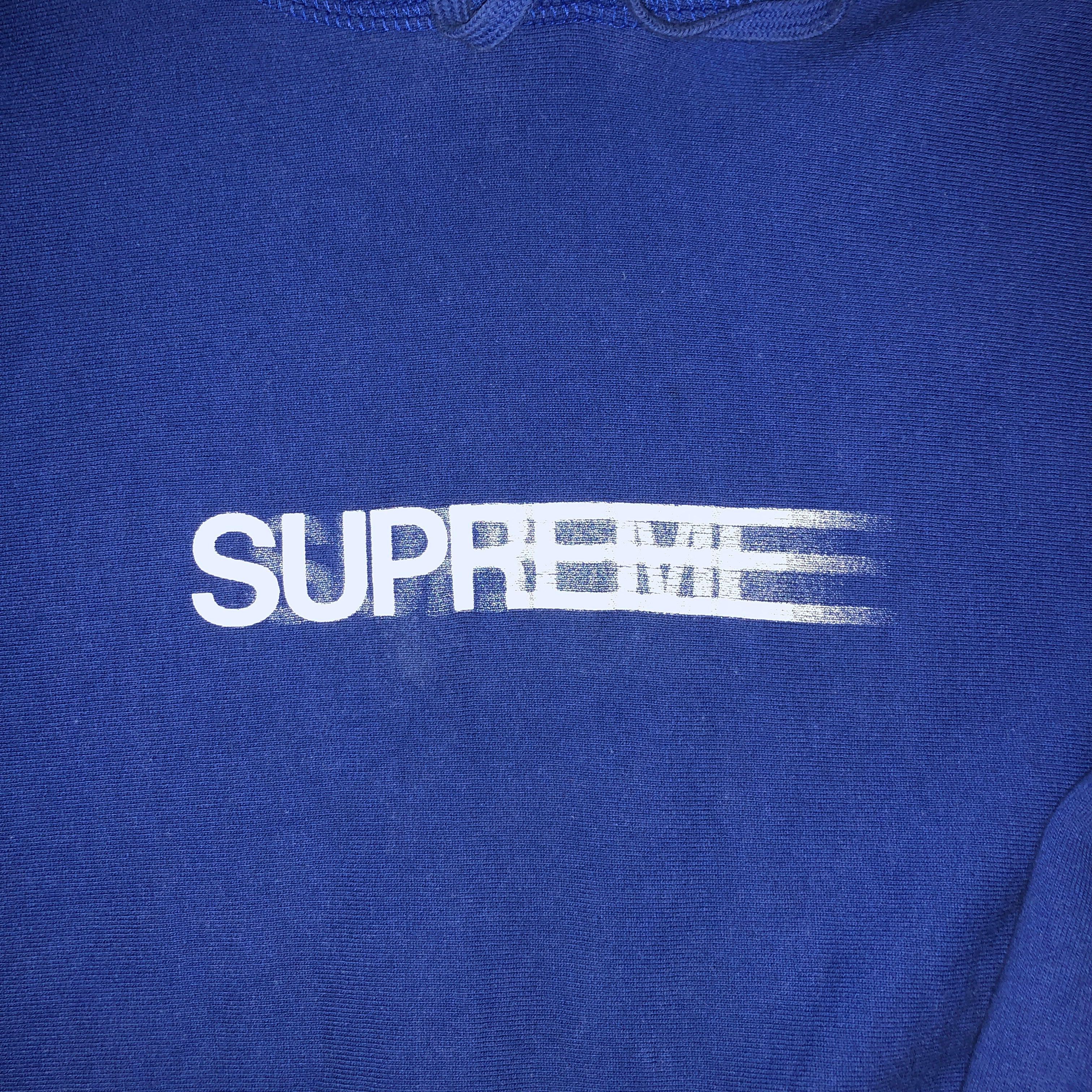 Supreme Motion Logo light Blue Hoodie