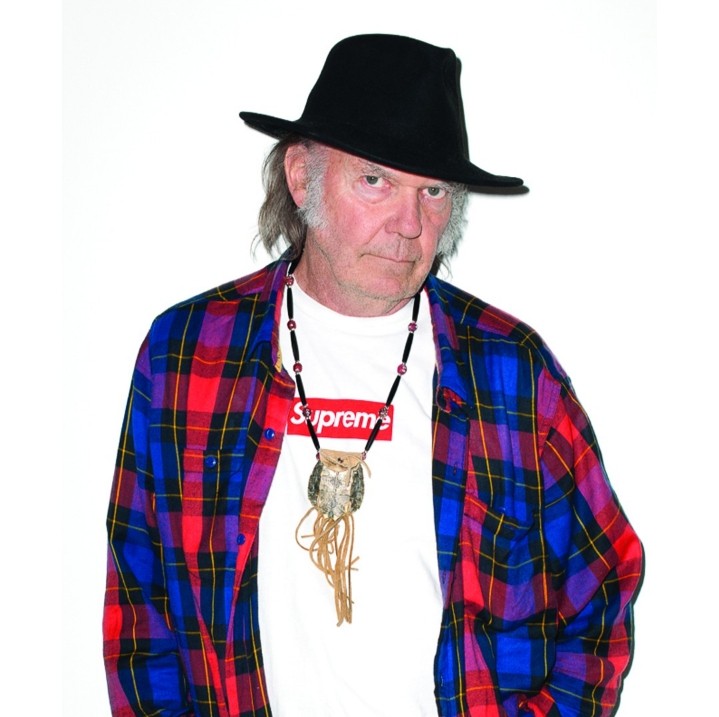 SUPREME X NEIL YOUNG ILLUSTRATION POSTER MODERN VINYL STREET