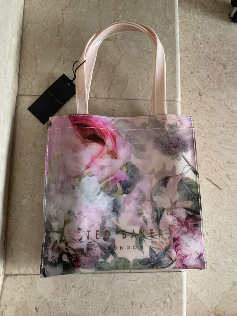 TED BAKER FLORAL BAG (LARGE), Women's Fashion, Bags & Wallets, Tote Bags on  Carousell