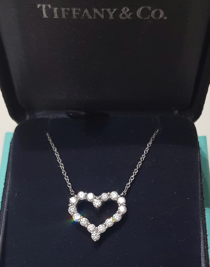 Tiffany Diamond Heart Pendant, Women's 