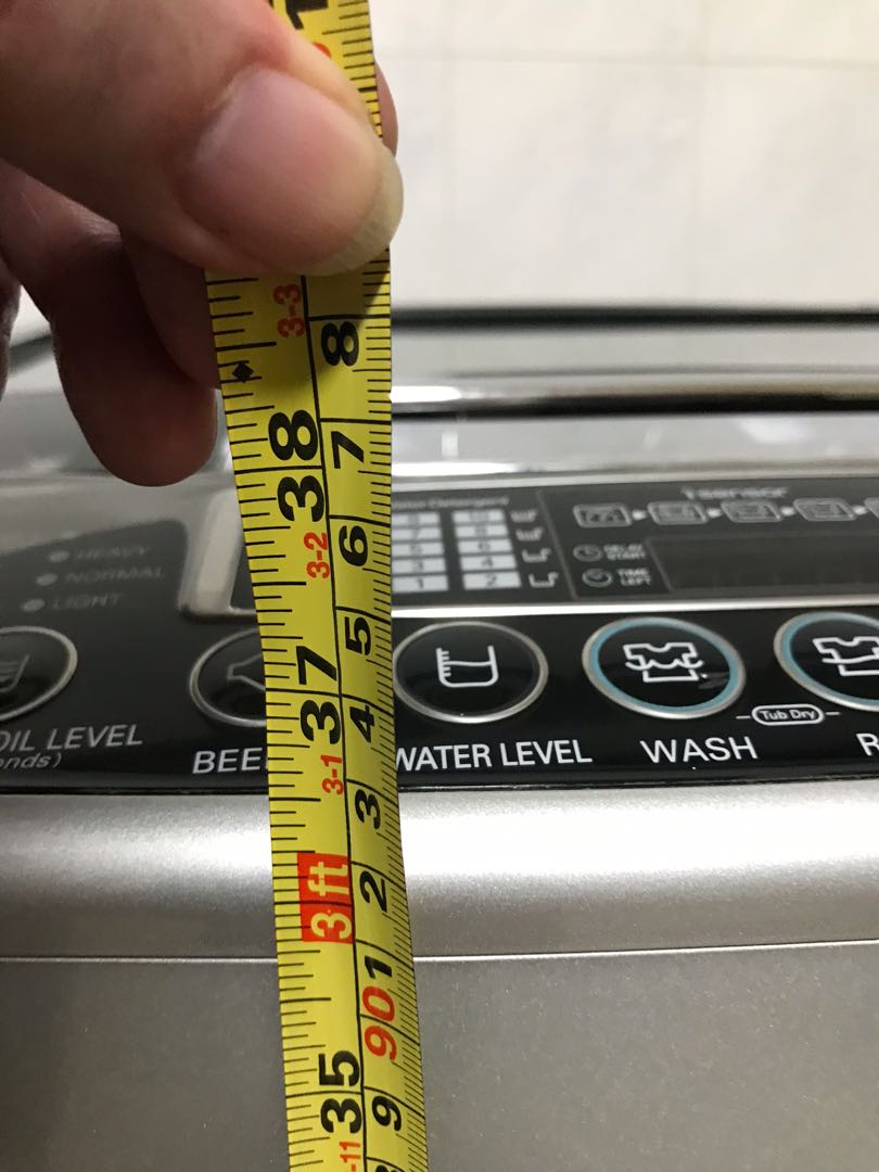 Top loading 10kg LG AIR DRY Washing Machine, Home Appliances, Cleaning