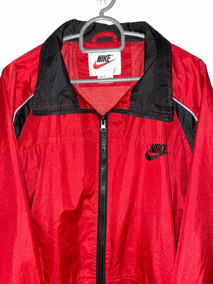 vintage nike red windbreaker, Men's 