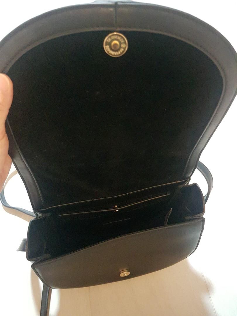 Warehouse brand black crossbody sling shoulder bag