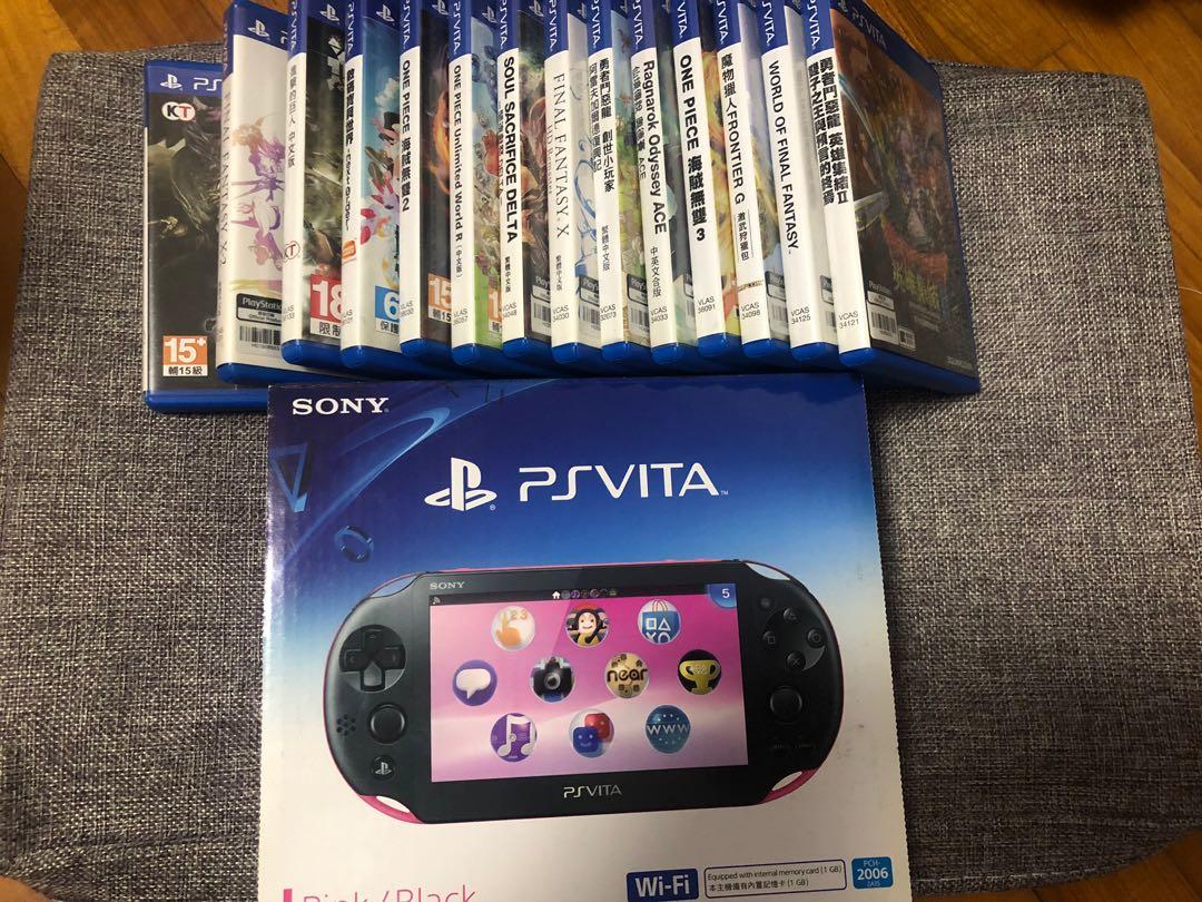 WTS PSvita Bundle with 128GB Price can be nego Video