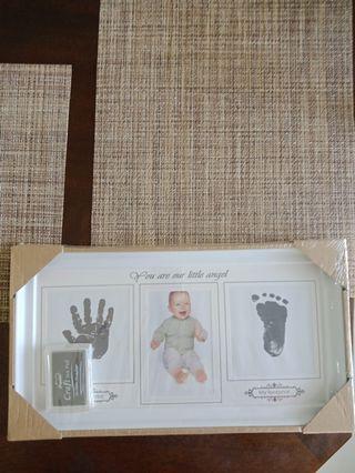 Baby handprint frame gift set