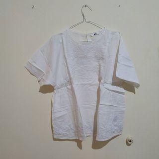 Uniqlo Embroidered Blouse
