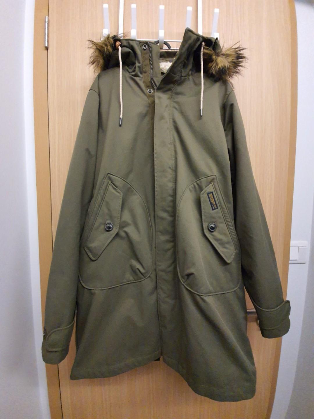 abercrombie and fitch parka mens