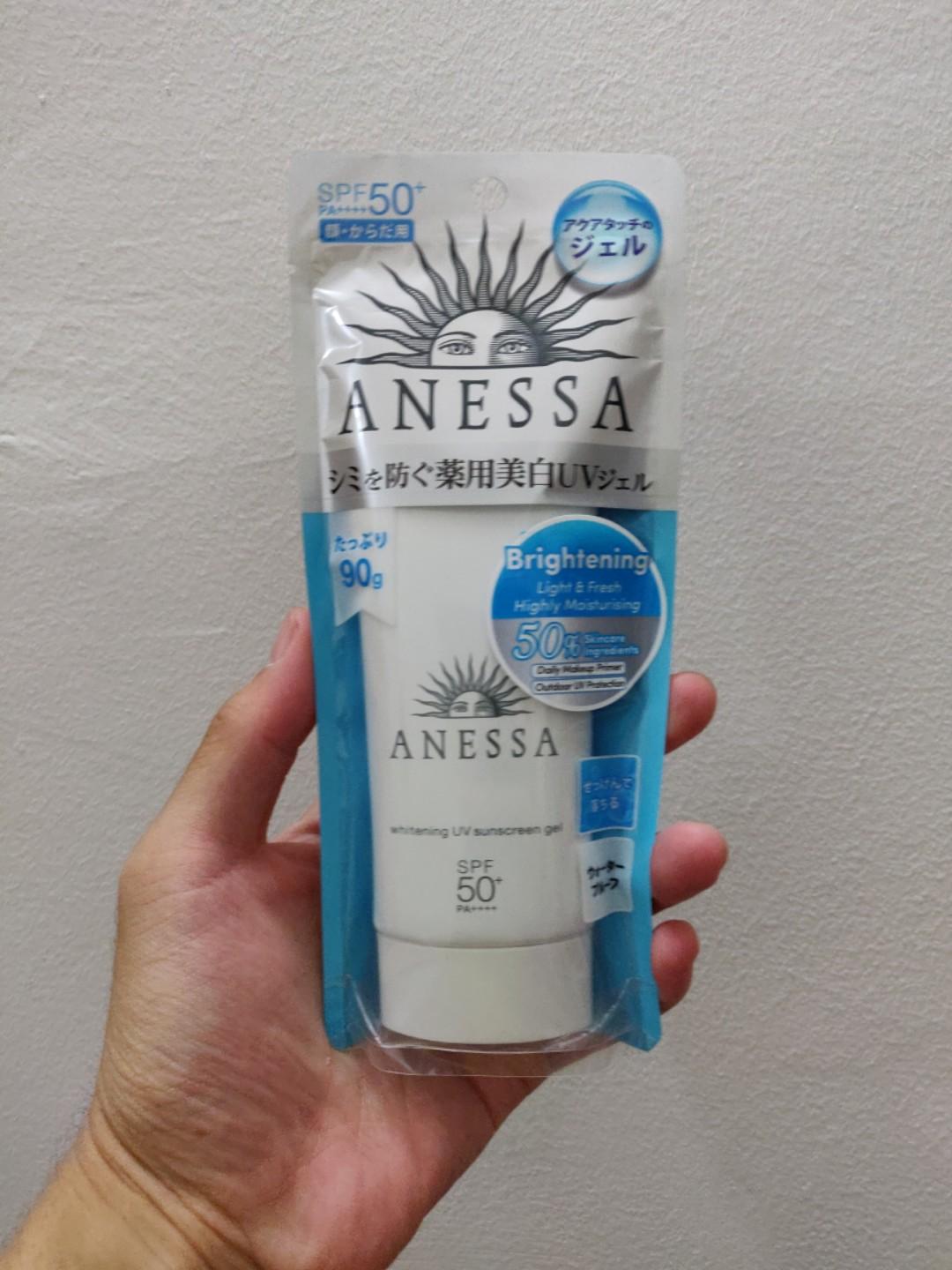 Anessa SPF 50+, Beauty & Personal Care, Face, Face Care on Carousell
