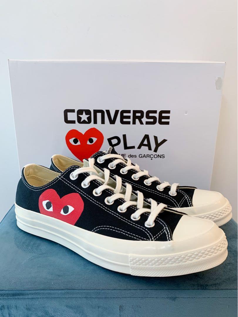 Mens cdg converse low sale