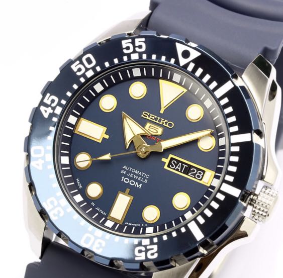 BNIB Seiko 5 Sports Japan Made Automatic 24 Jewels SRP605J2