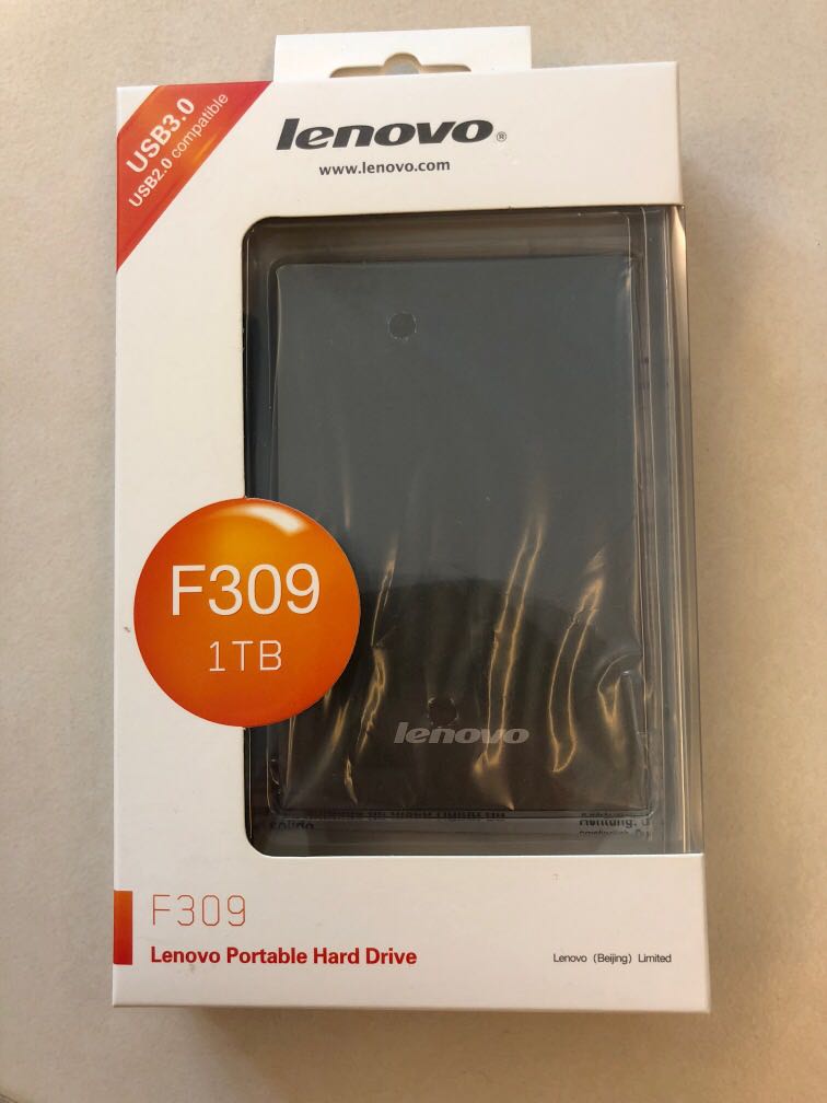 Brand New Lenovo Portable Hard Drive, Computers & Tech, Parts