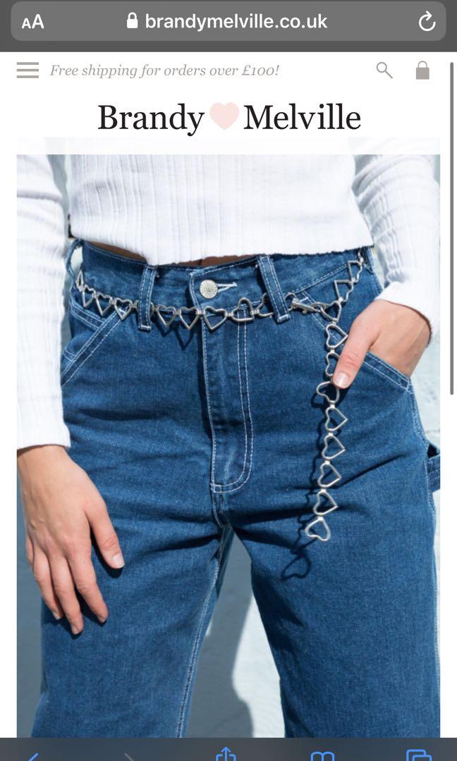 Brandy melville chain belt best sale