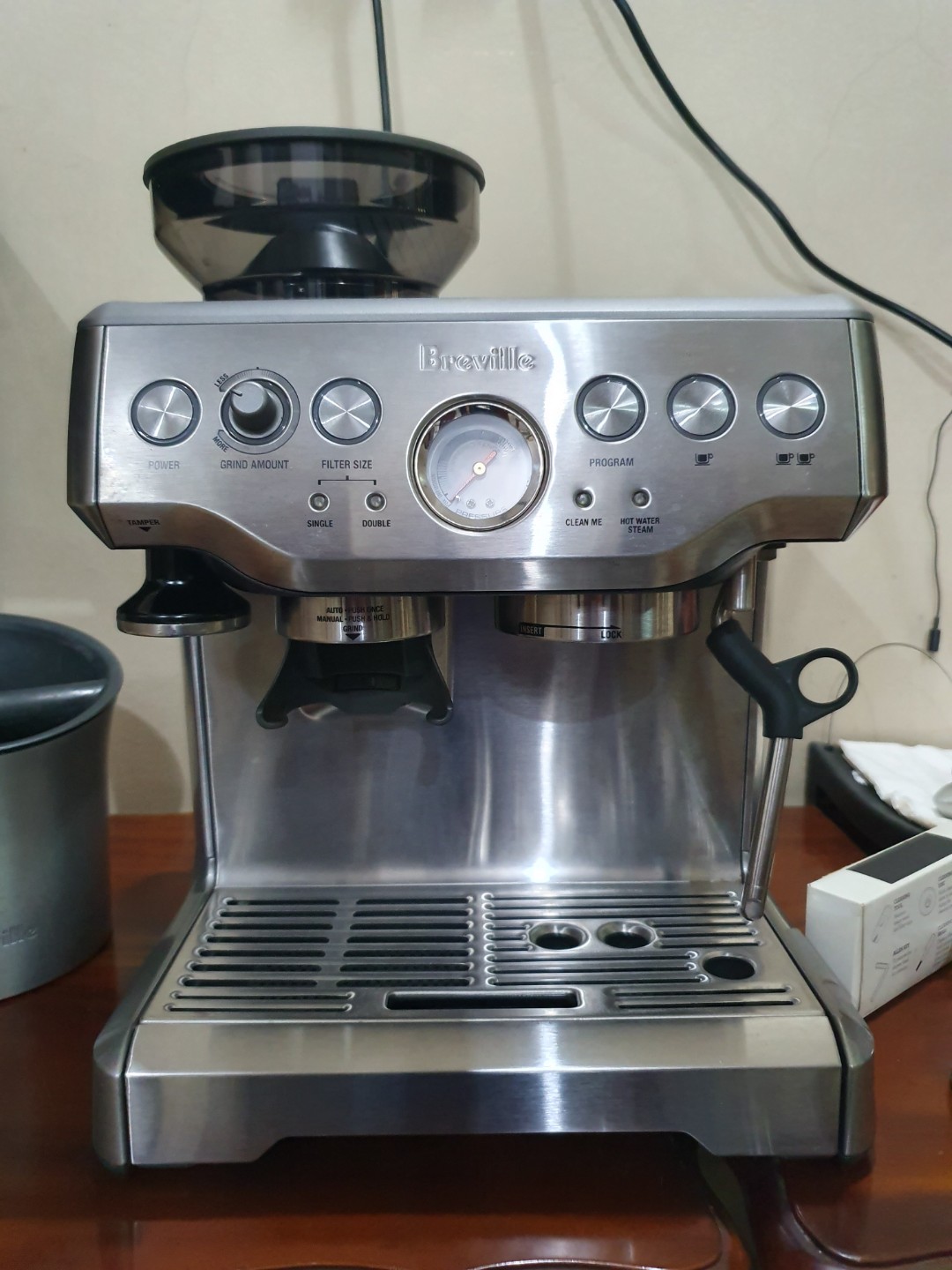 Breville BES870 Barista Express Espresso Coffee Machine Coffee Maker