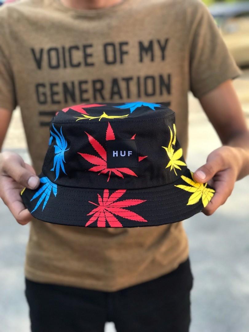 Bucket Hat HUF Weed Men s Fashion Watches Accessories