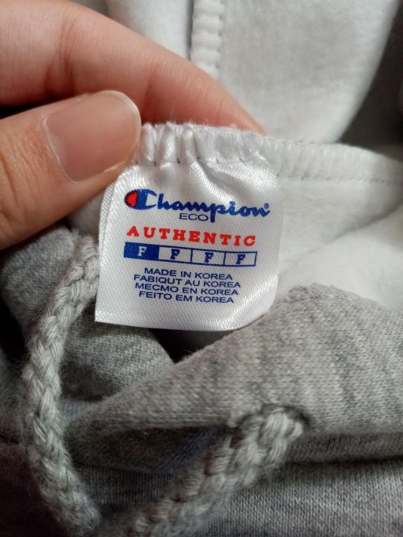 Hoodie champion made in korea top