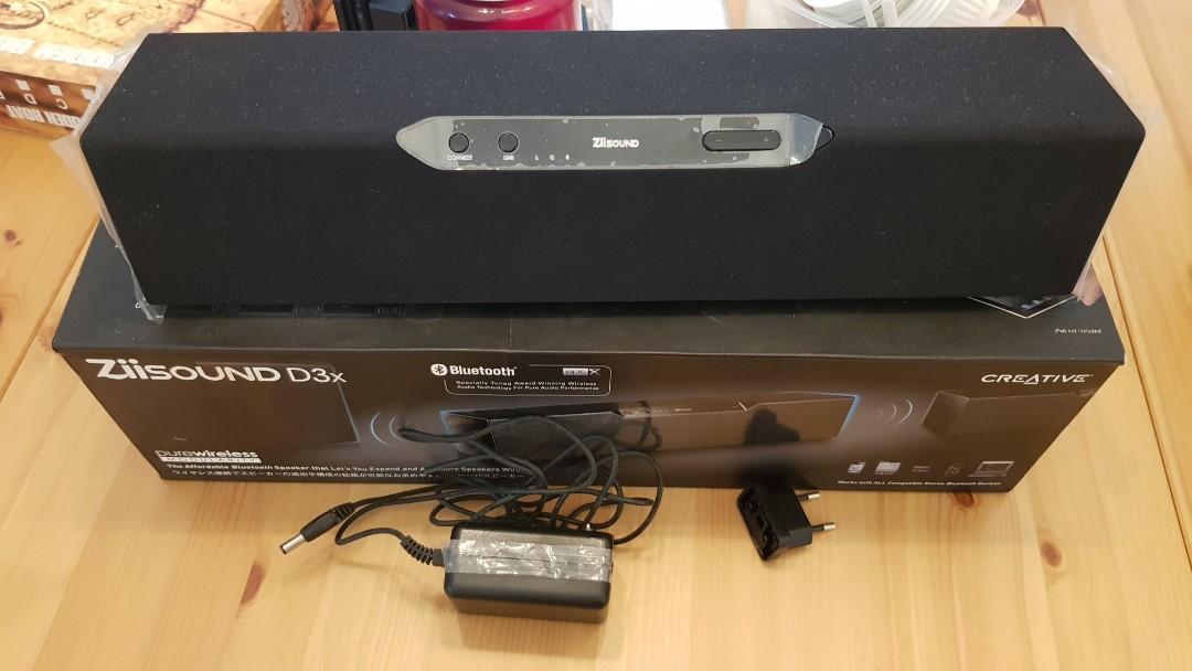 Creative Zii Sound D3x bluetooth soundbar speaker Audio