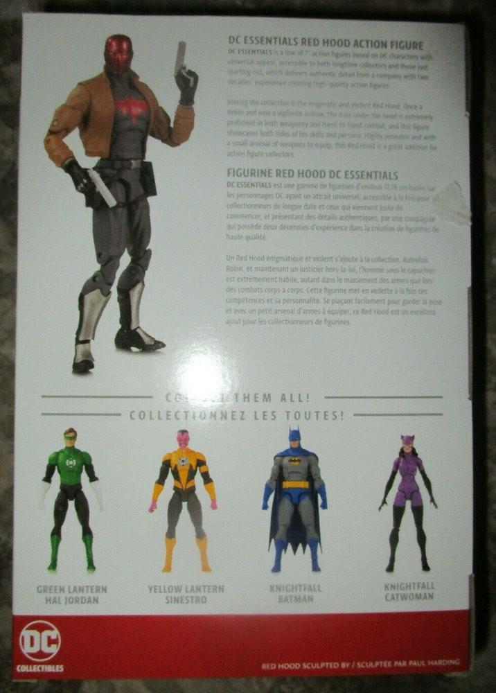 Dc essentials red shop hood action figure