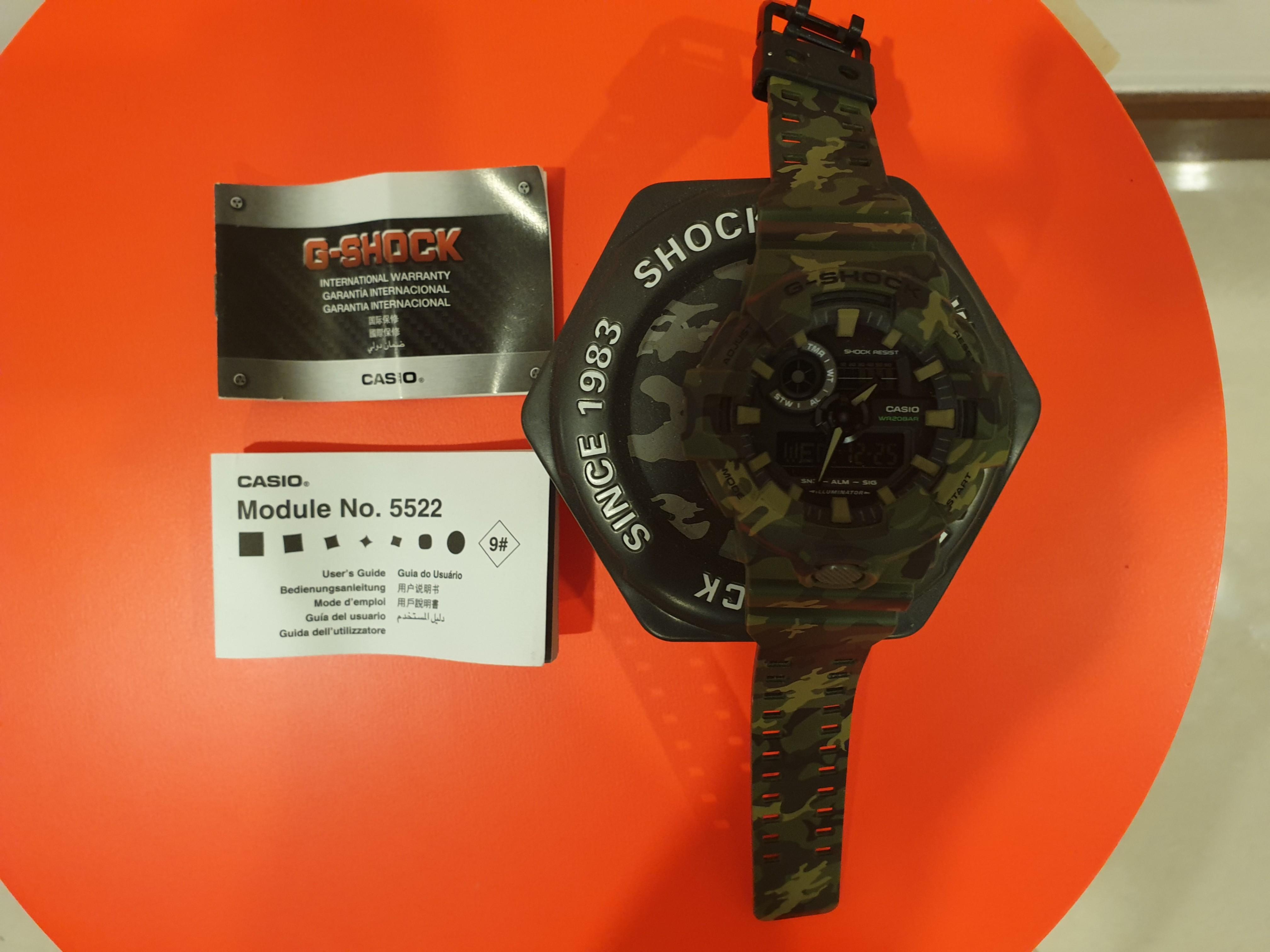 g shock module no 5522