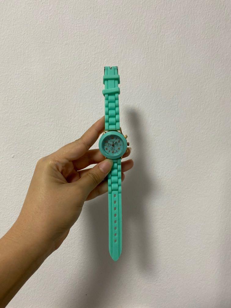 Geneva watch Teal Coloured Women s Fashion Watches Accessories