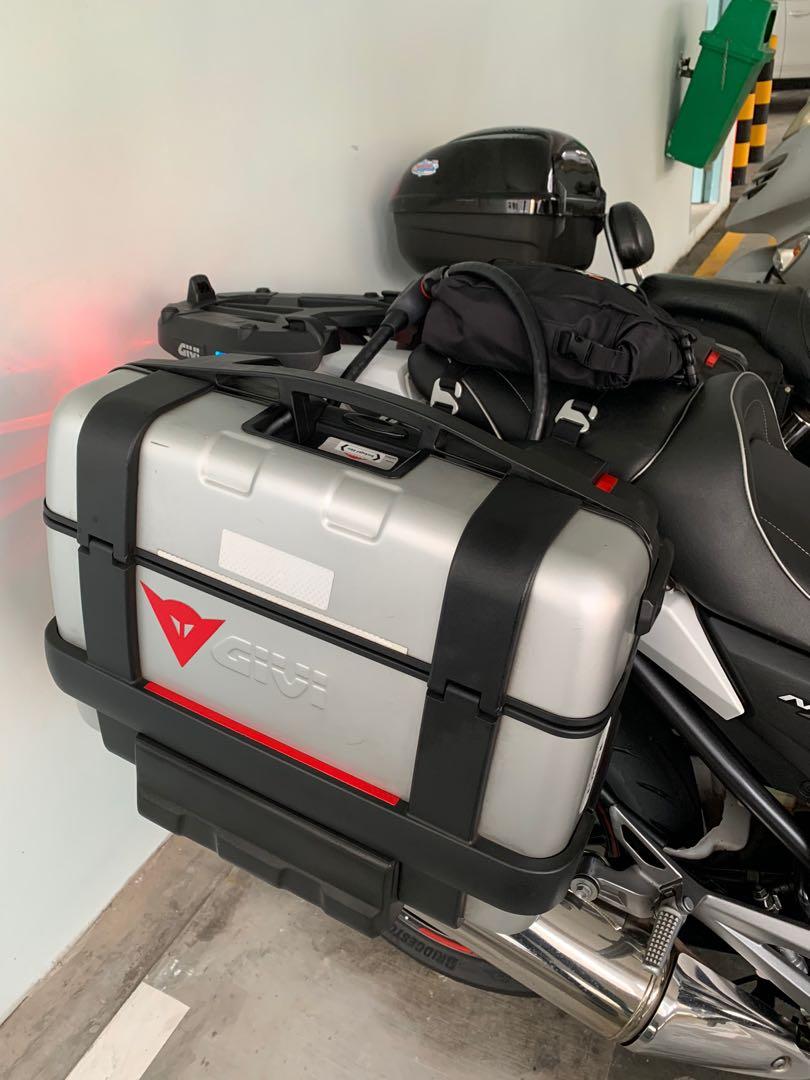 givi aluminium panniers