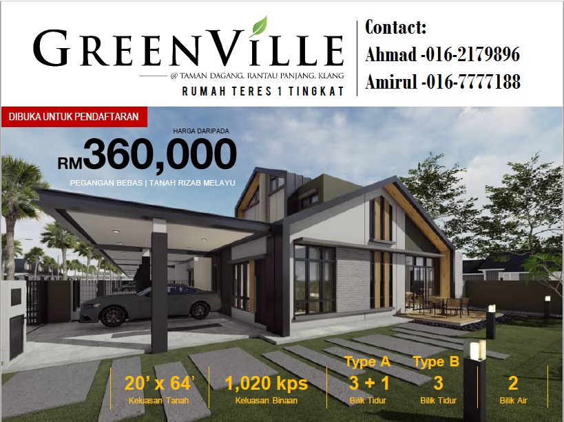 Greenville Taman Dagang Rantau Panjang Klang New Property For Sale Property For Sale On Carousell