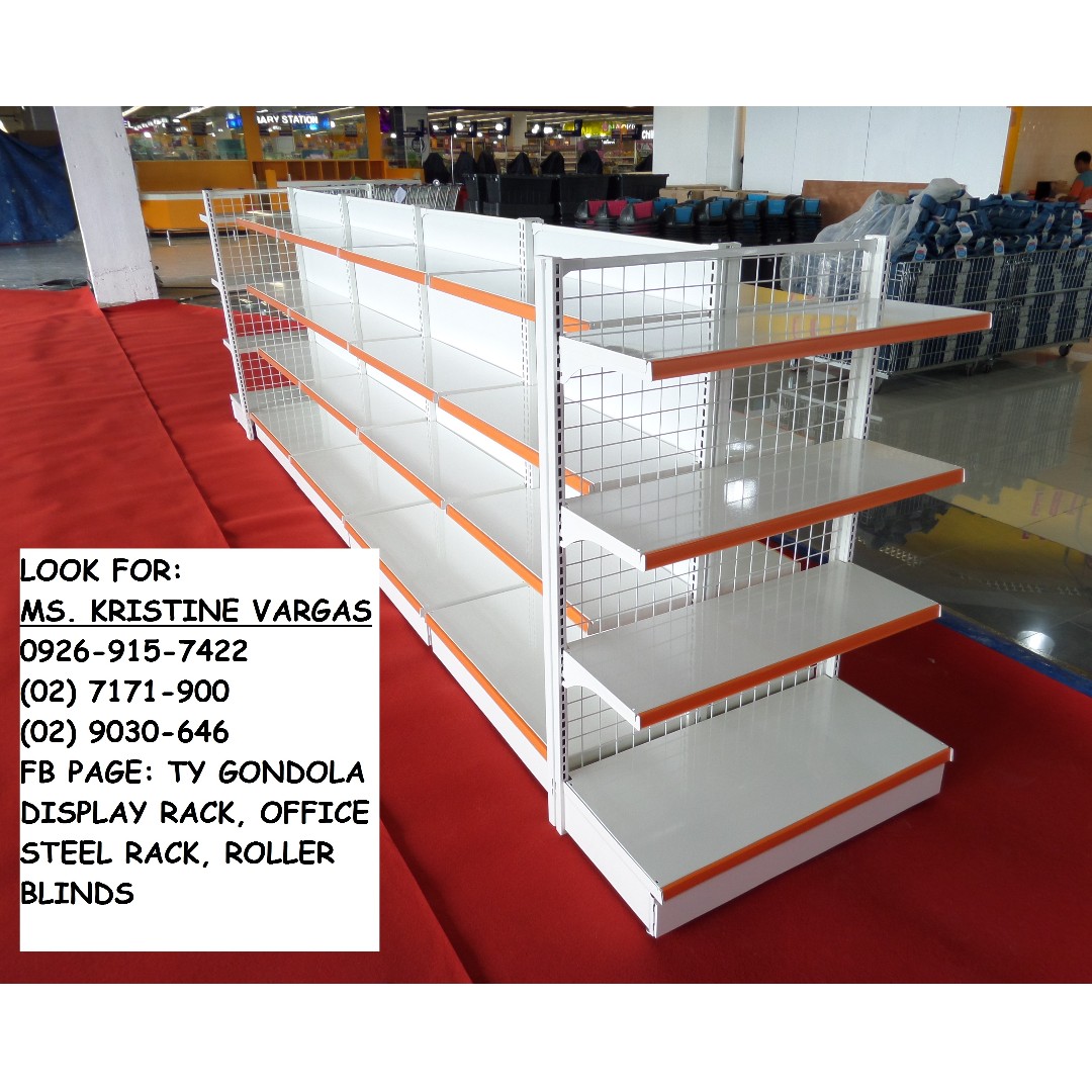 Grocery rack gondola adjustable shelves high quality display rack ...