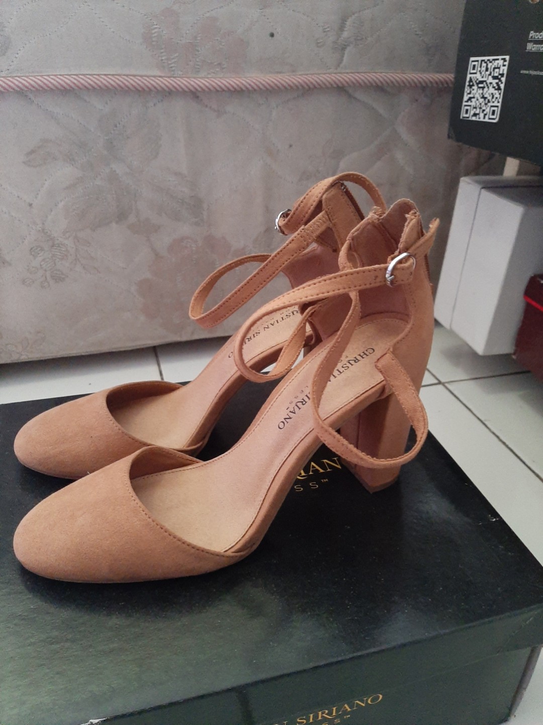 Heels Nude Fesyen Wanita Sepatu Di Carousell