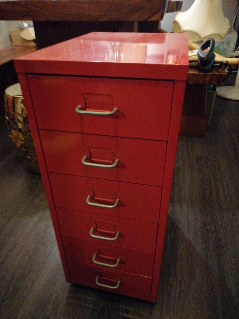 IKEA red Furniture & Home Living, Furniture, Shelves,