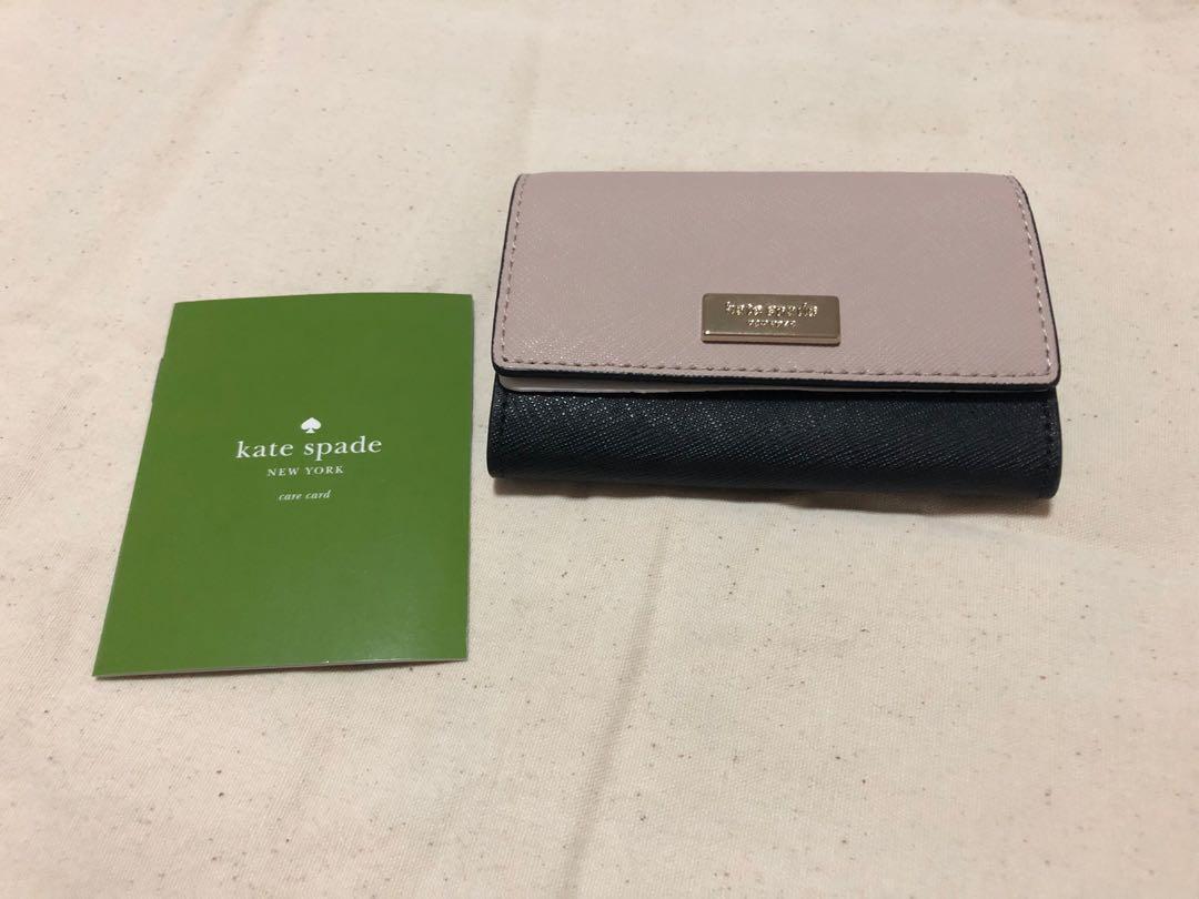 Kate Spade Laurel Way Christine Wallet - Warm Beige Black, Women's Fashion,  Bags & Wallets, Wallets & Card holders on Carousell