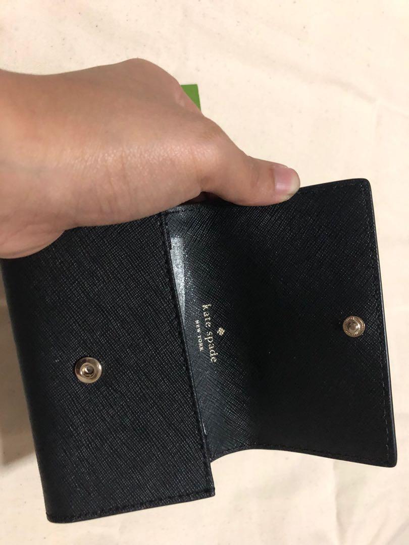 Kate Spade Laurel Way Christine Wallet - Warm Beige Black, Women's Fashion,  Bags & Wallets, Wallets & Card holders on Carousell