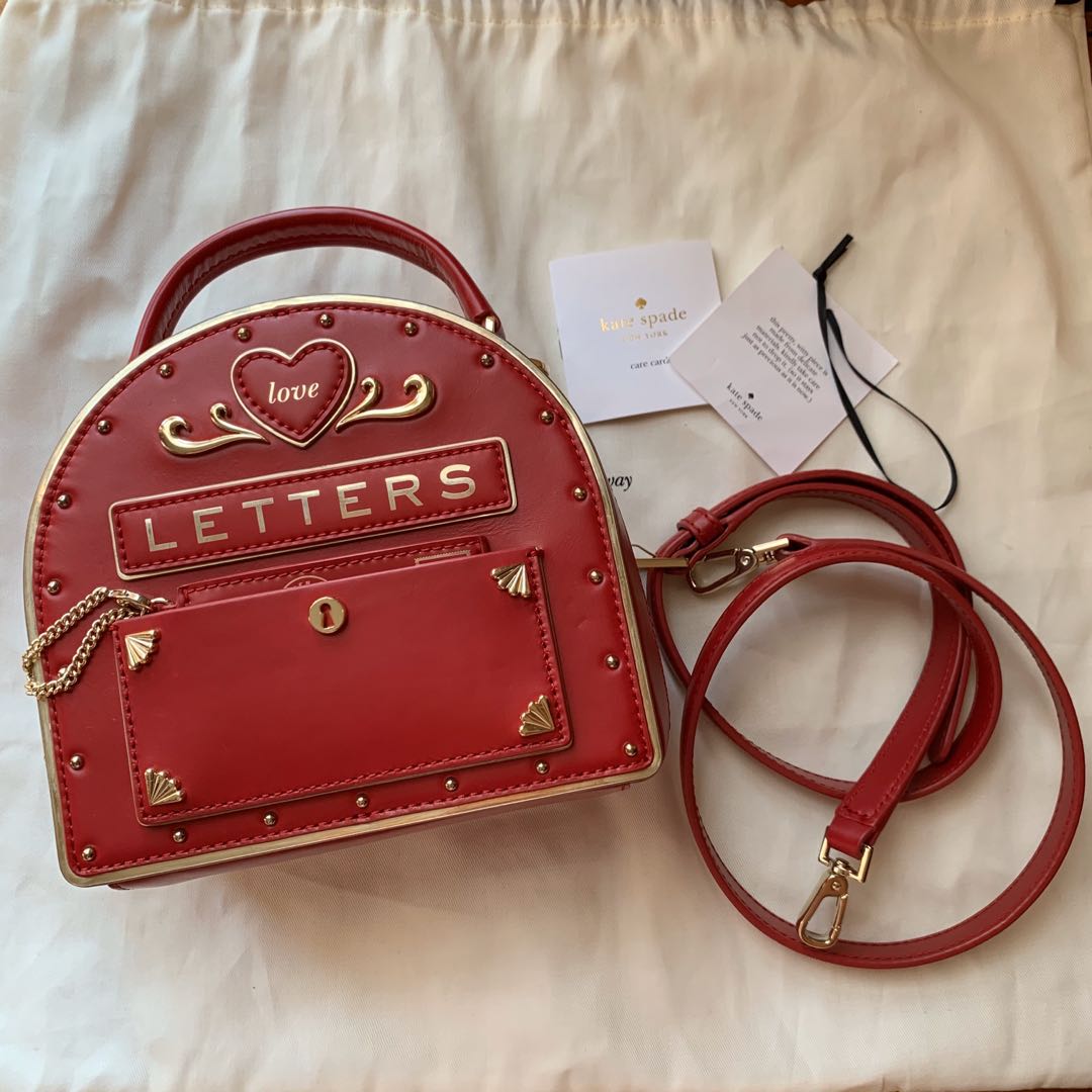 Authentic] Kate spade love letter bag, Women's Fashion, Bags