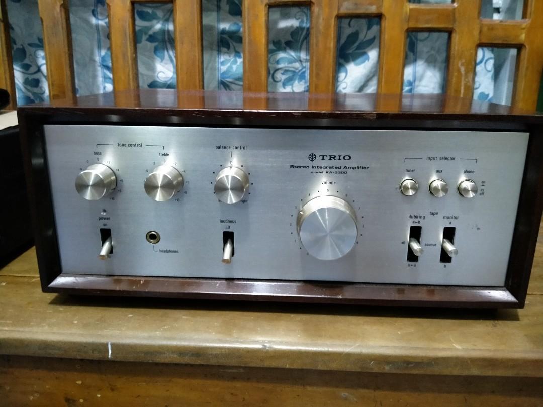 TRIO model KT-3300 KA-3300 STEREO Integrated Amplifier AM-FM
