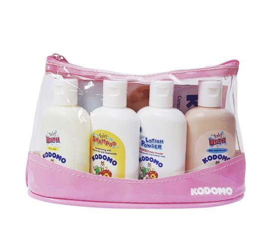 Kodomo Baby Travel Size Toiletries Handy Pack Babies Kids Bathing Changing Diapers Baby Wipes On Carousell
