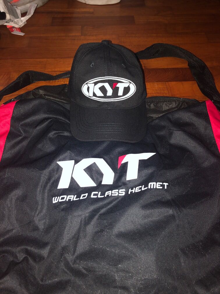 Kyt Helmet Bag And Cap Motorcycles Motorcycle Apparel On Carousell