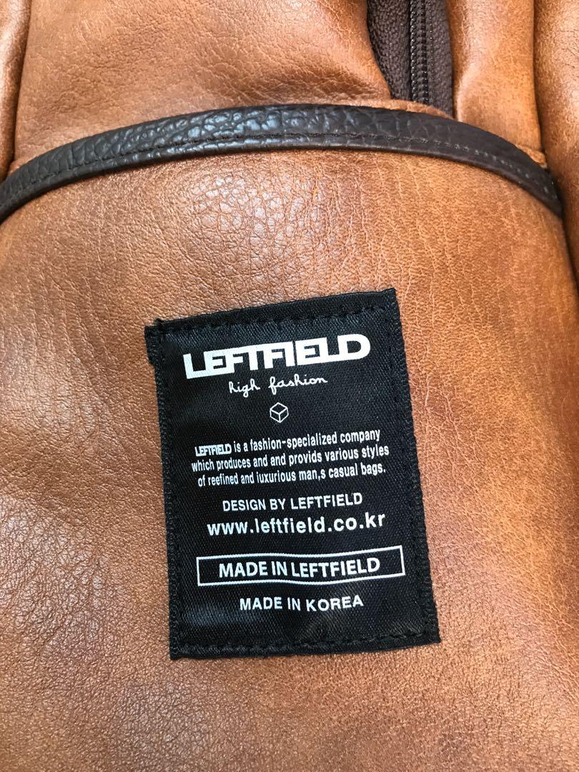 Leftfield (made in Korea) leather backpack/ laptop bag, Computers
