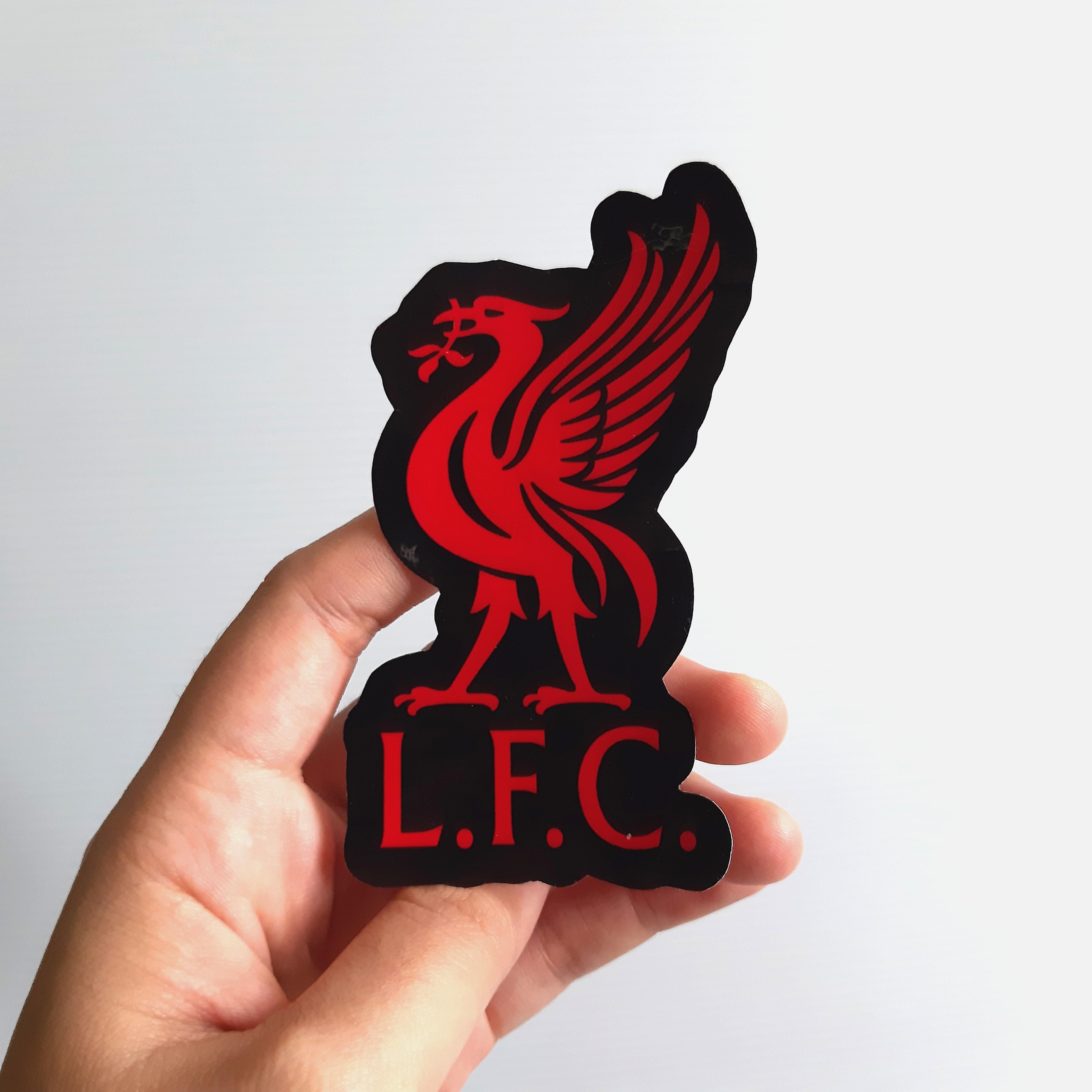 L.F.C logo vinyl sticker #liverpool, Motorbikes, Motorbike Accessories on Carousell