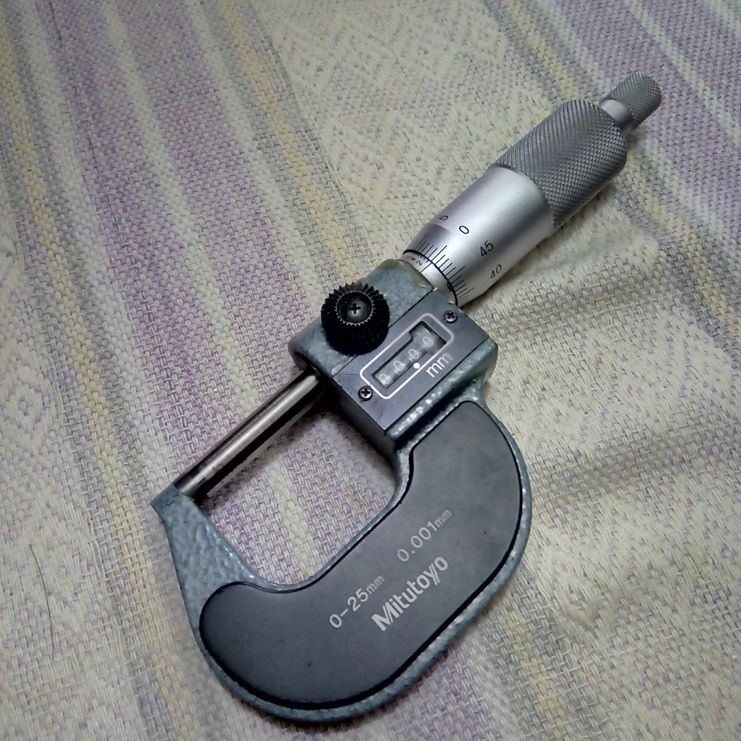 MICROMETER DIGIT 025MM. "100 MADE IN JAPAN", Photography, Lens & Kits