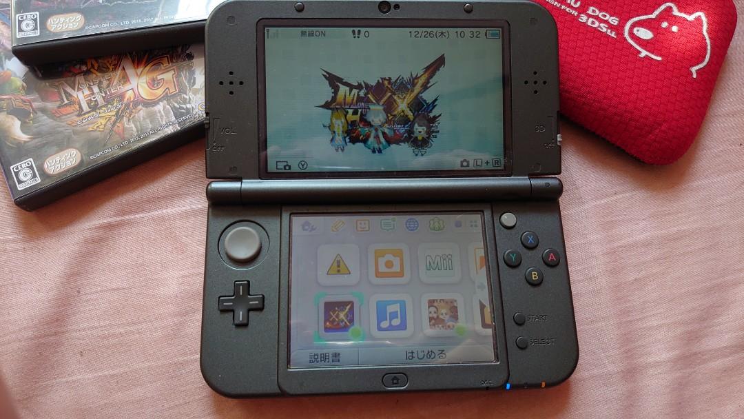 New 3DS LL MH4G 銀色限定版連MH4G MHXX, 電子遊戲, 電子遊戲機 