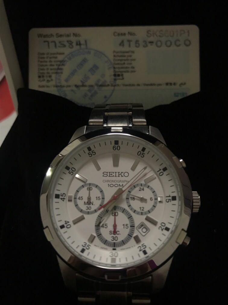 New Seiko Analogue Quartz Cal. 4T53 Chronograph for men, Men's Fashion,  Watches & Accessories, Watches on Carousell